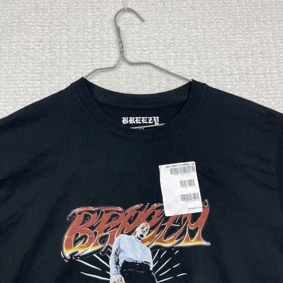 Chris Brown 11:11 Breezy USA Tour Graphic Print T-Shirt Mens Medium Tee Read* - Picture 2 of 15